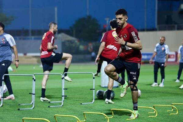 من تدريبات الفريق