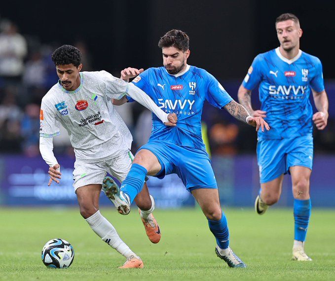 جانب من المباراة