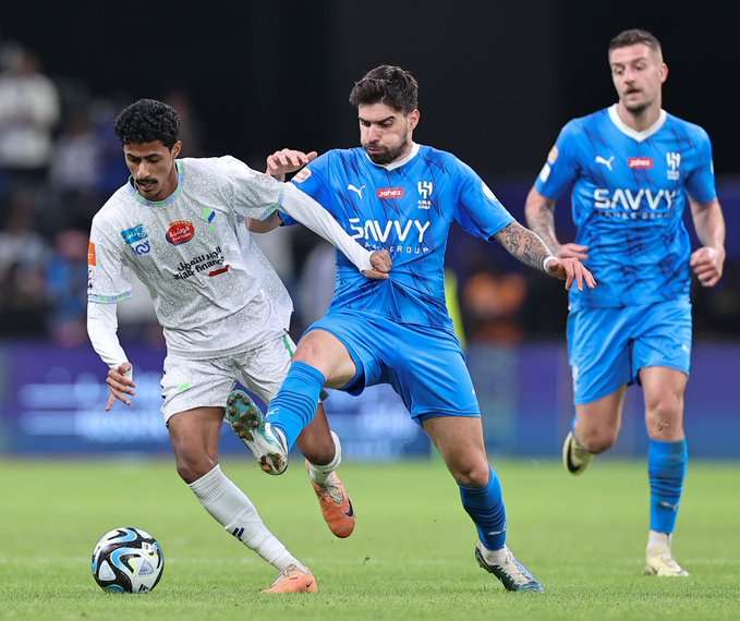 جانب من المباراة