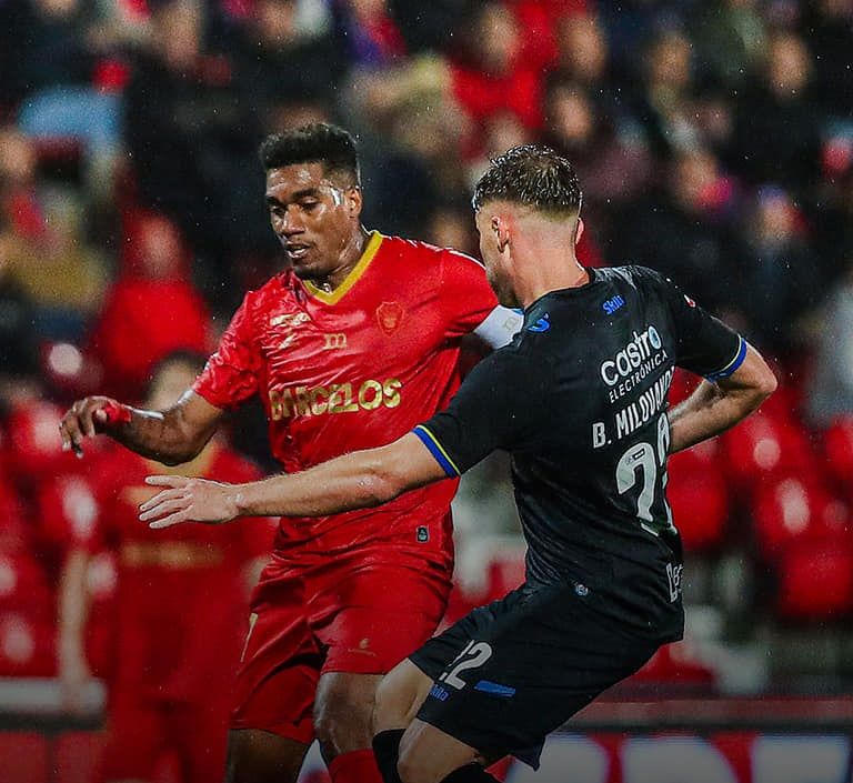 جانب من المباراة