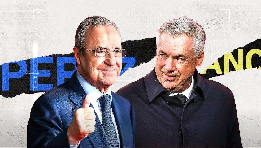 أنشيلوتي وبيريز