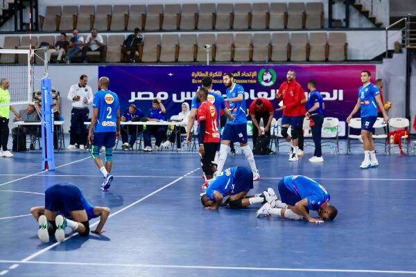 فرحة لاعبي الأهلي