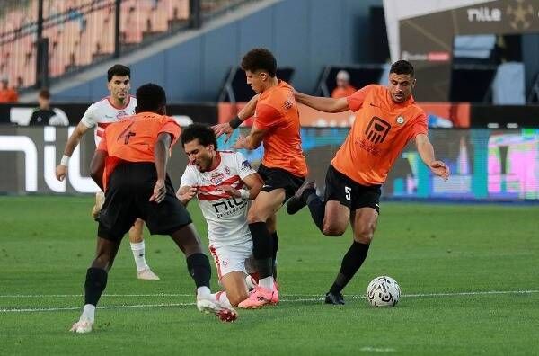 جانب من المباراة