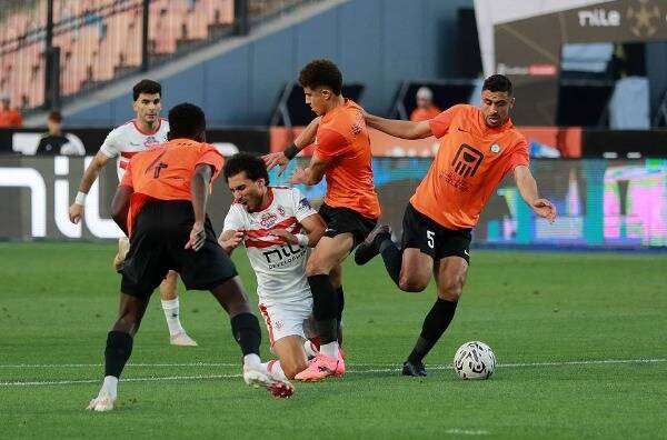 جانب من المباراة