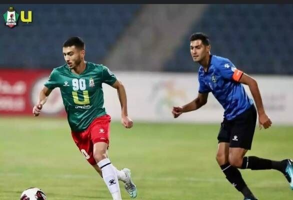 جانب من المباراة