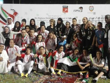  منتخب الإمارت للسيدات حافظ على لقب بطولة غرب أسيا