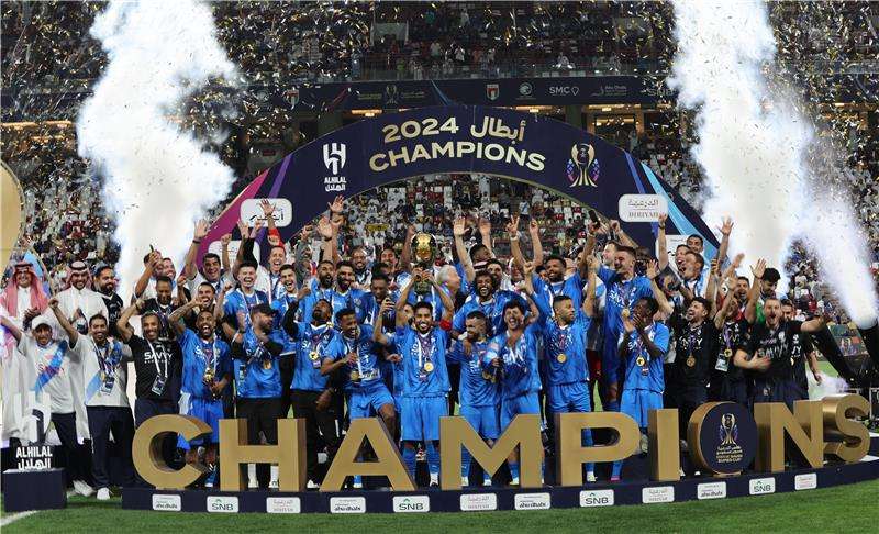 الهلال بطل كأس السوبر السعودي