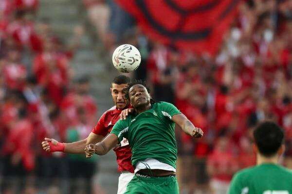 جانب من مباراة الاهلي والاتحاد