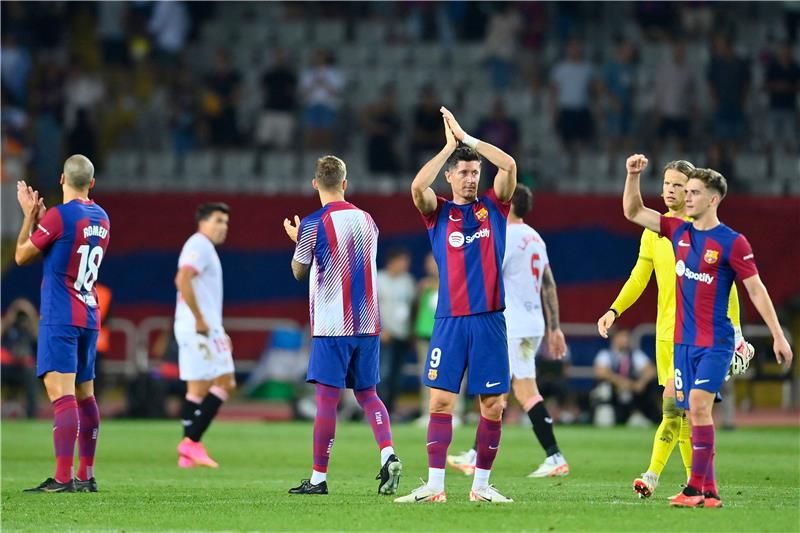 لاعبو برشلونة