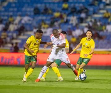 جانب من المباراة