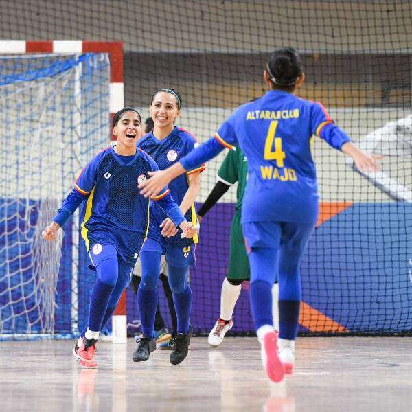 لاعبات الترجي ضد إتحاد النسور
