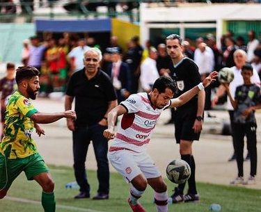 جانب من المباراة