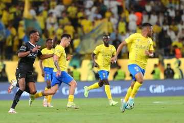 جانب من المباراة