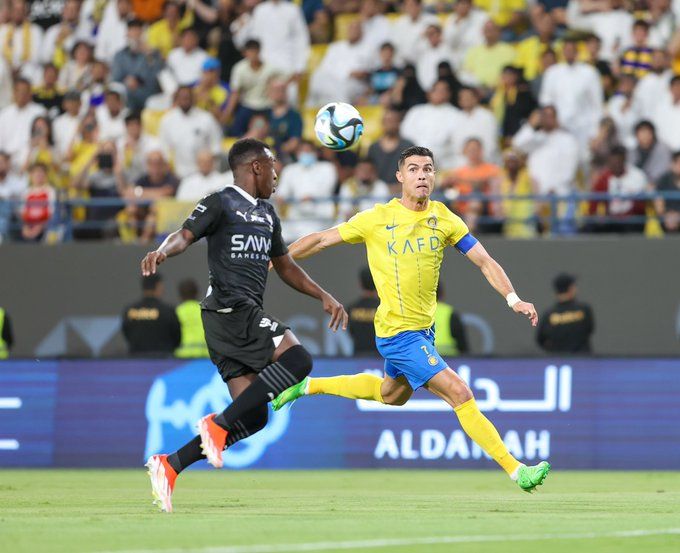 جانب من المباراة