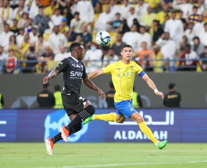 جانب من المباراة