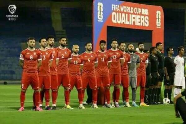 لاعبو منتخب سوريا