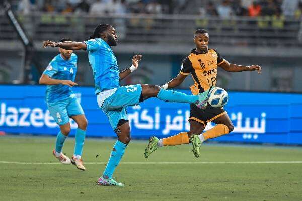 جانب من المباراة