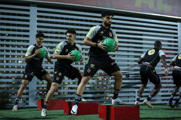 من تدريبات الأهلي