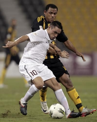 مباراة سابقة في الدوري القطري جمعت الجيش بقطر