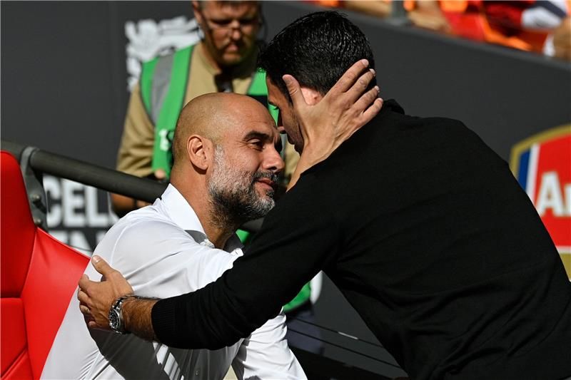 بيب جوارديولا وأرتيتا