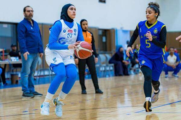 لقاء الهلال والنصر في دوري السلة للسيدات