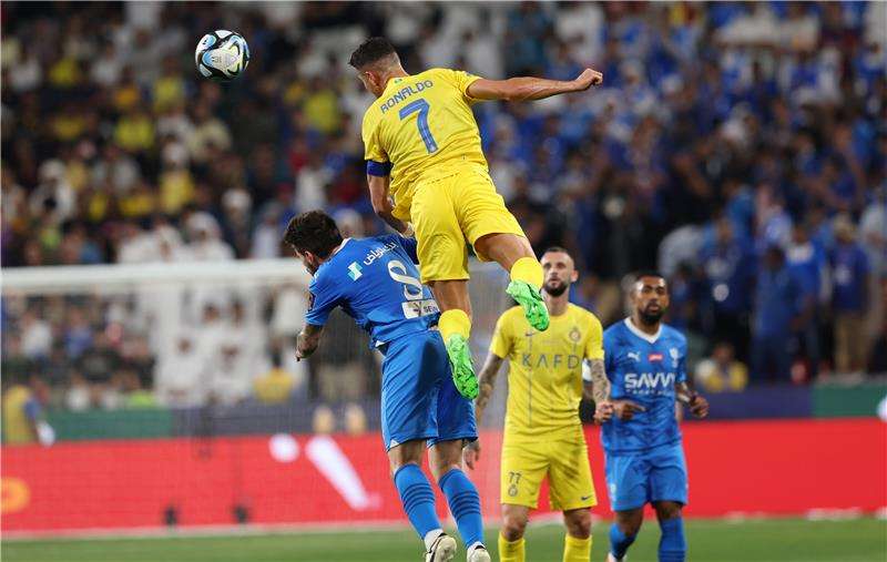 من مباراة سابقة بين الهلال والنصر