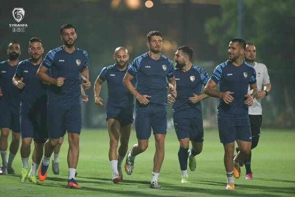 من مران المنتخب السوري