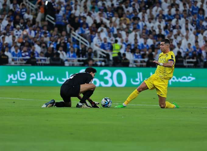 جانب من المباراة