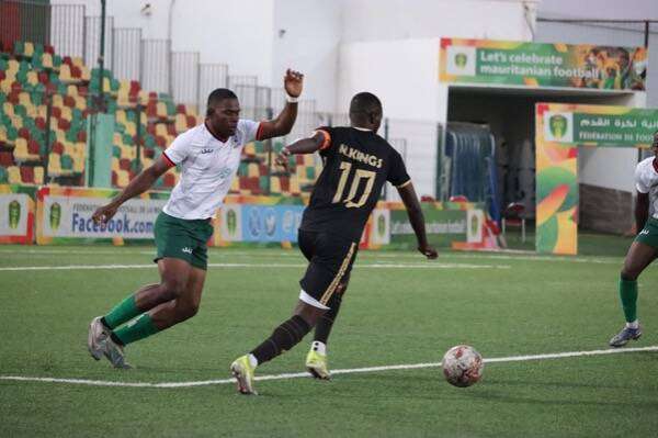 جانب من مباراة نواكشوط كينج وإنتو كيفا