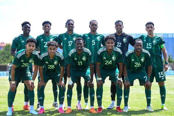 لاعبو منتخب السعودية الأولمبي