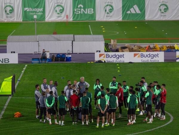 لاعبو منتخب السعودية