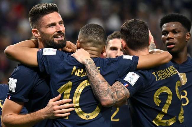 لاعبو منتخب فرنسا