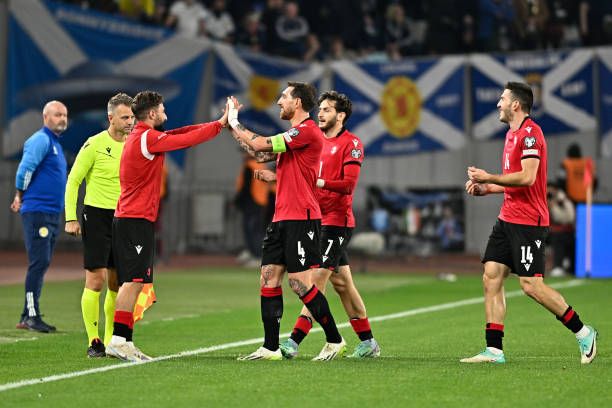 لاعبو منتخب جورجيا