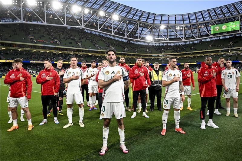 لاعبو منتخب المجر