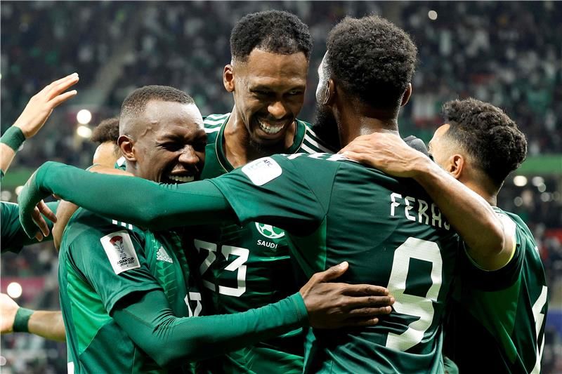 لاعبو المنتخب السعودي