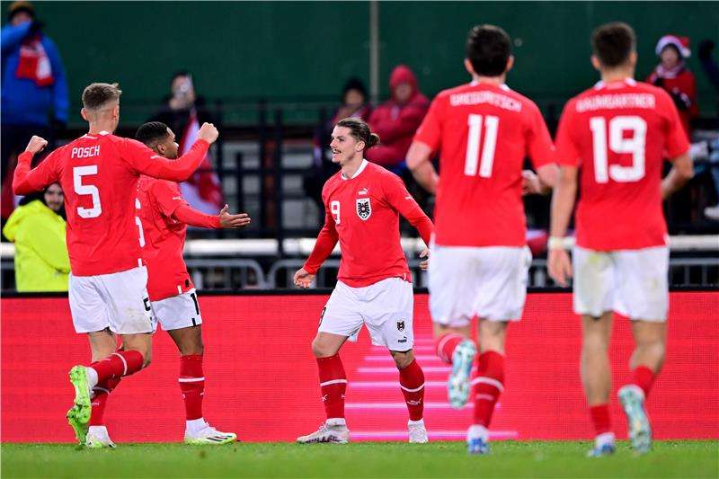 لاعبو النمسا