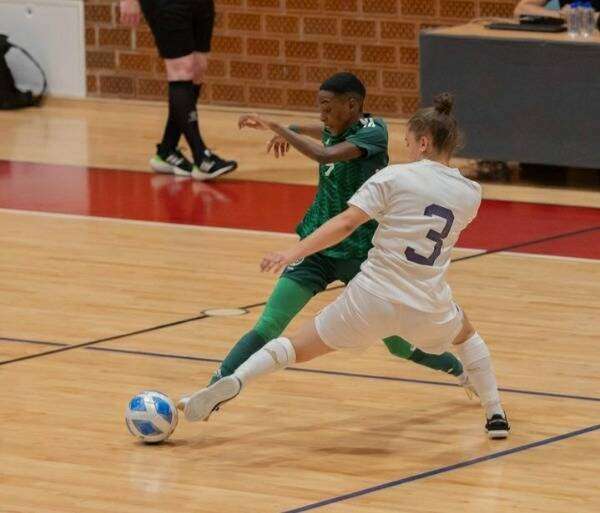 من لقاء السعودية وصربيا للسيدات