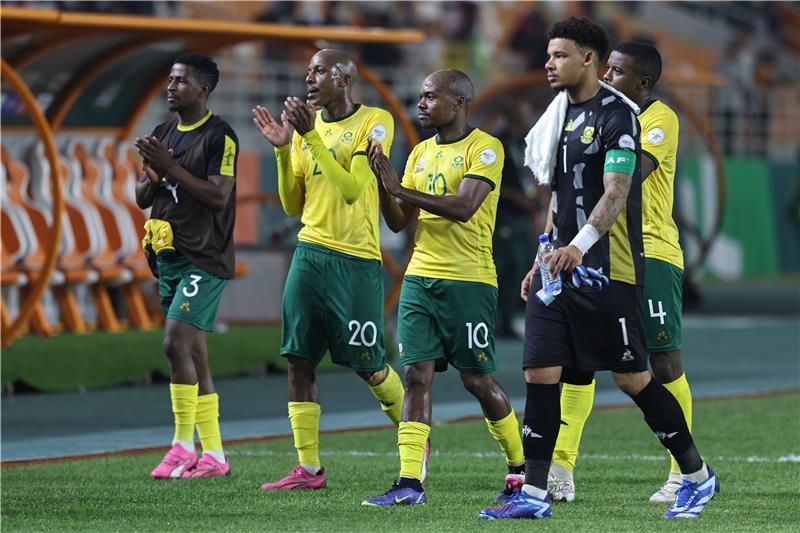 لاعبو جنوب إفريقيا