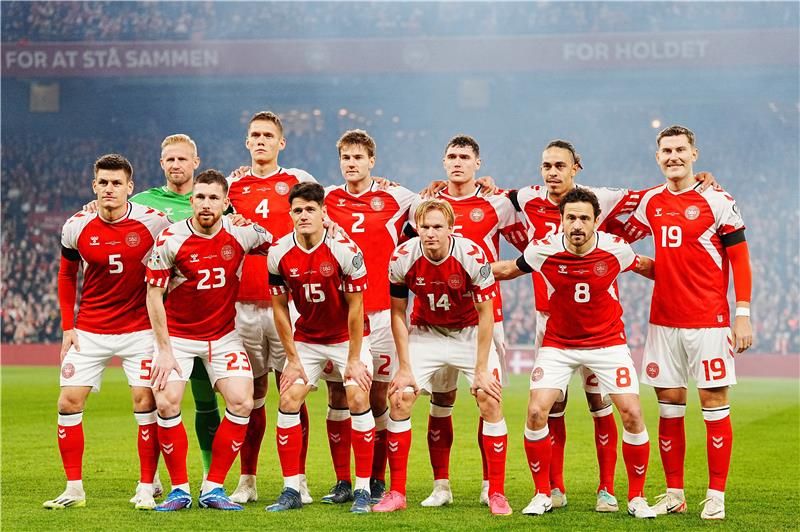 لاعبو الدنمارك