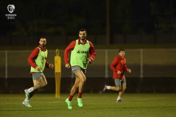 من تدريبات منتخب سوريا