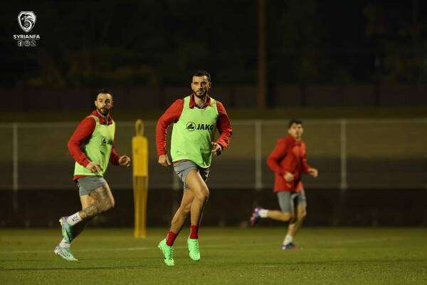 من تدريبات منتخب سوريا