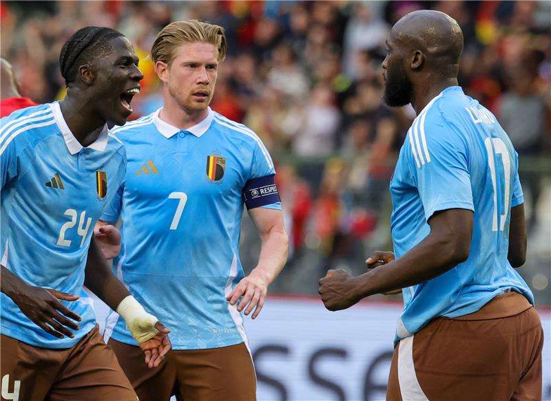 لاعبو بلجيكا