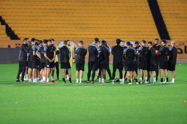 لاعبو منتخب فلسطين