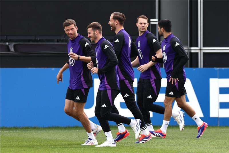 من تدريبات المنتخب