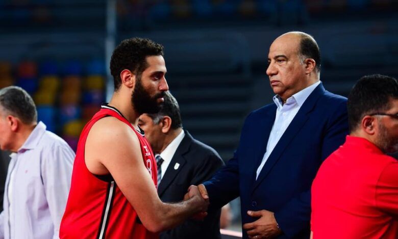 سيف سمير ومحمد مصيلحي رئيس الاتحاد السكنري