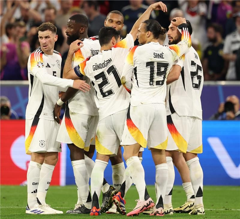 فرحة لاعبي منتخب ألمانيا