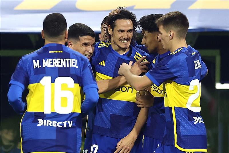 فرحة لاعبي بوكا جونيورز