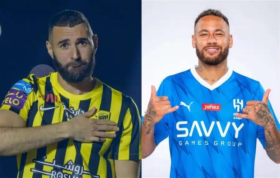 نيمار وبنزيما