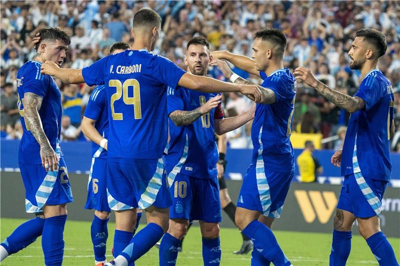 لاعبو منتخب الأرجنتين