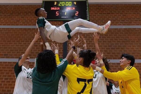 البندري المبارك بعد الانتصار على صربيا